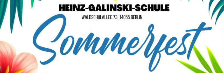 Sommerfest in der Heinz-Galinski-Schule