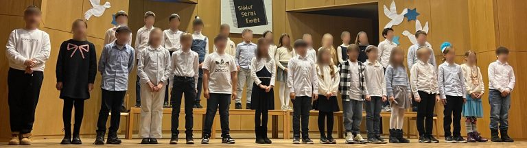 Siddurfeier der vierten Klassen